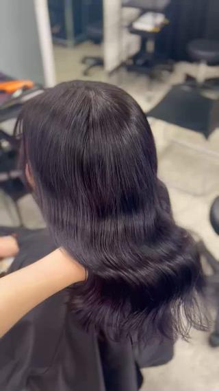 カラー ベージュ・ラベンダー カラー🎀りりのヘアスタイル