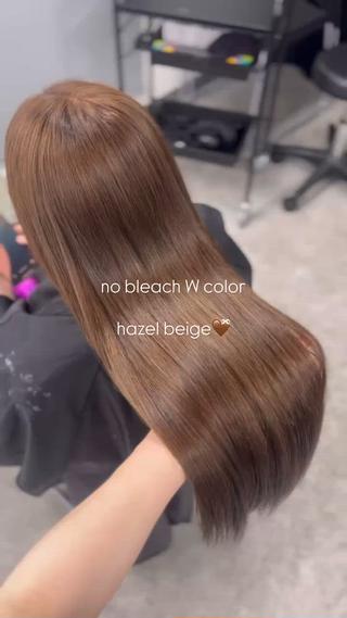 カラー ベージュ・ラベンダー カラー🎀りりのヘアスタイル