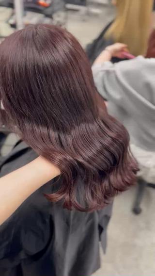 カラー ベージュ・ラベンダー カラー🎀りりのヘアスタイル