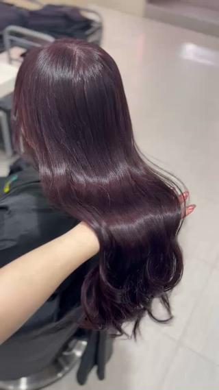 カラー ベージュ・ラベンダー カラー🎀りりのヘアスタイル