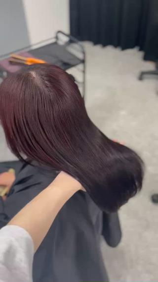 カラー ベージュ・ラベンダー カラー🎀りりのヘアスタイル