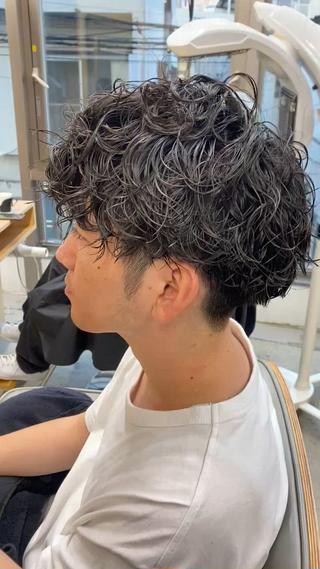 しっかりとしたカール感の波巻き 