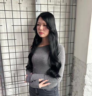 透明感あるblue black 