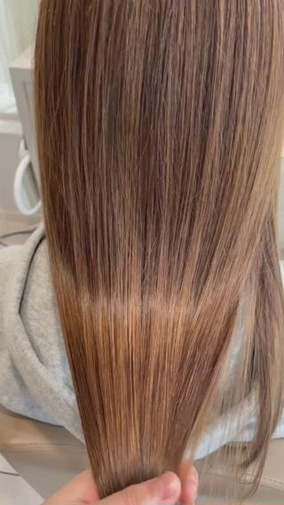 オリジナルトリートメントでツヤツヤに 