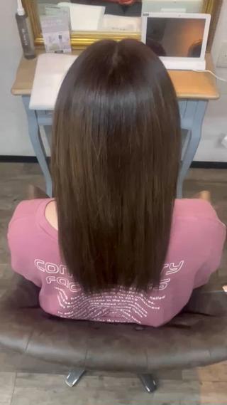 ブリーチ毛でも髪質改善トリートメントで艶髪になれます!