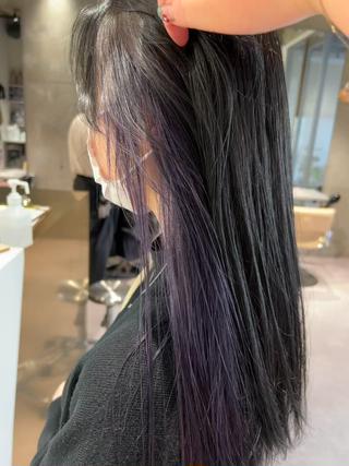 インナーカラー　ディープアメジスト 