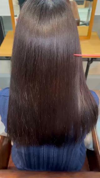 髪質改善トリートメントでツヤツヤになります！
興味があれば是非お任せください！ 