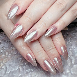 ネイル マグ🧲等なんでも ワンカラー5700円のネイルデザイン