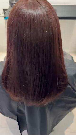 セミロング SALOWIN 横浜店所属・髪質改善☘️縮毛矯正 特化✨のヘアスタイル