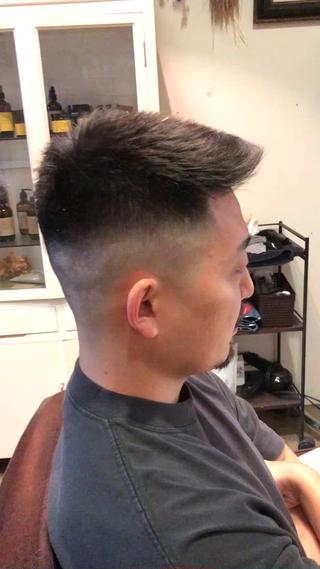 キメかっこいいスキンフェード 