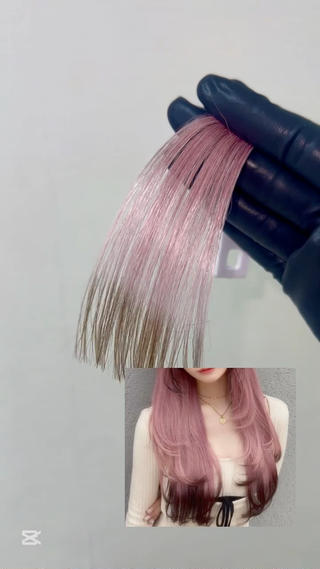 ミディアム カラー 岡山ハイトーン・ ルーツカラー/こもものヘアスタイル