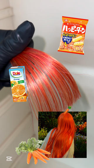 カラー 岡山ハイトーン・ ルーツカラー/こもものヘアスタイル