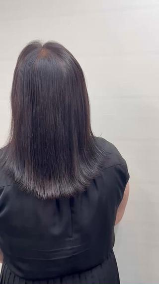 カラー 松井 咲樹のヘアスタイル