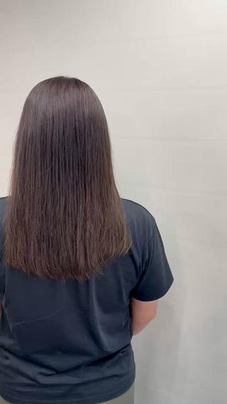 カラー 松井 咲樹のヘアスタイル