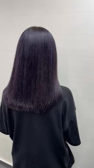 カラー 松井 咲樹のヘアスタイル