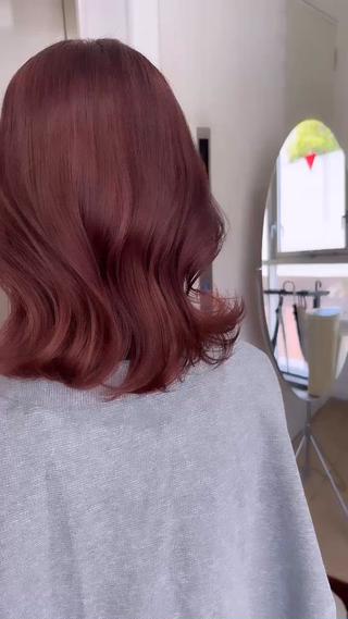 ミディアム 大阪美容室/ 梅田美容室/シモカワのヘアスタイル