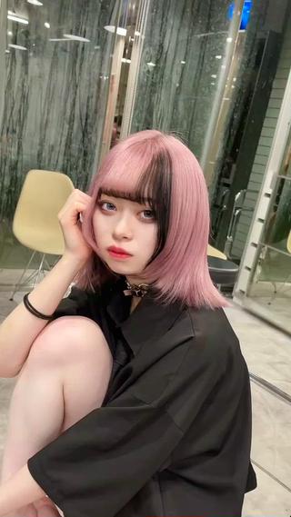 ピンクラベンダー×ブラックデザイン
人気ティックトッカー リネ new color 