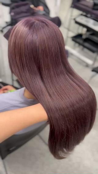 ロング カラー 大人上品ベージュ 🎀HARUNAのヘアスタイル