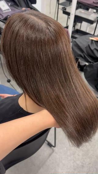 ミディアム カラー 大人上品ベージュ 🎀HARUNAのヘアスタイル