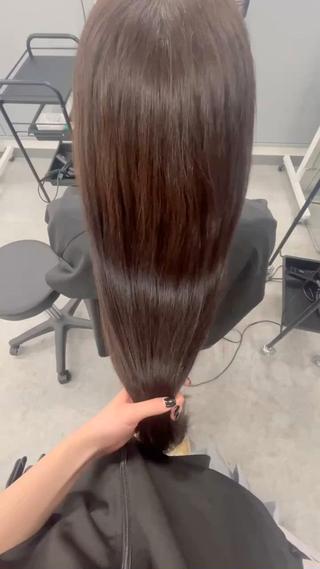 ロング カラー 大人上品ベージュ 🎀HARUNAのヘアスタイル