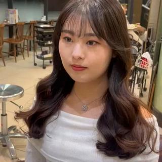 ロング パーマ タンバルモリパーマ 礒井メンキのヘアスタイル