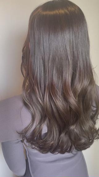 ロング カラー ヘアアレンジ topstylist 芳賀みなみのヘアスタイル