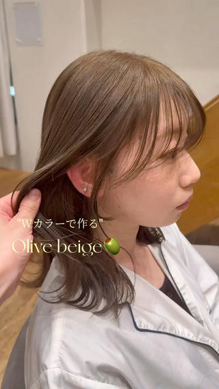 ミディアム カラー 透明感カラー/ 似合わせヘア/まなみのヘアスタイル
