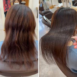 セミロング カラー パーマ ヘアアレンジ メンズ キッズ ネイル マツエク・マツパ アイブロウ 🪽美髪の神🪽 💎RYUSEI💎のヘアスタイル