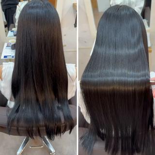 ロング カラー パーマ ヘアアレンジ メンズ キッズ ネイル マツエク・マツパ アイブロウ 🪽美髪の神🪽 💎RYUSEI💎のヘアスタイル