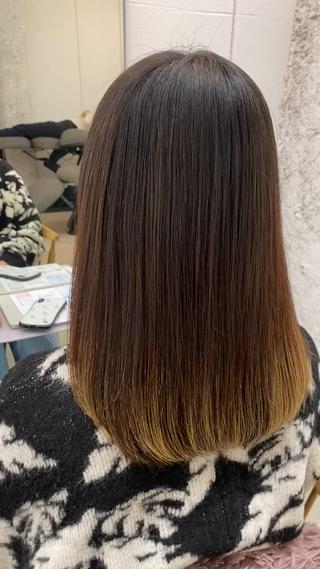 ミディアム 🌻花屋併設🌻濱 幸帆のヘアスタイル