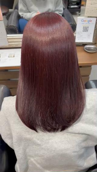 カラー Lily emo はるかのヘアスタイル