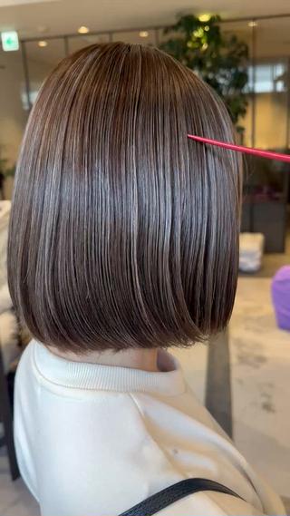 ボブもハイライトとっても可愛いです！既にハイライトの入っているお客様もよりよく仕上げます◎ 