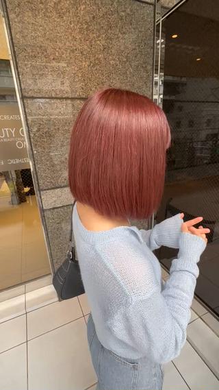 セミロング カラー 艶髪/髪質改善/ ホンダリコのヘアスタイル