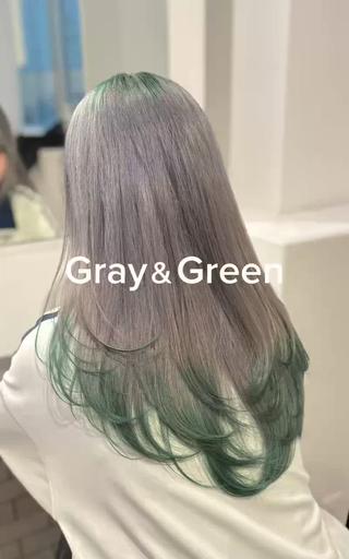 ロング カラー GaKu/ハイトーン /ブリーチ/ブロンドのヘアスタイル