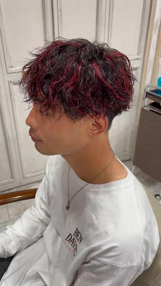 カラー メンズ 【店長】メンズ職人 短髪　ハイトーン🔥のヘアスタイル