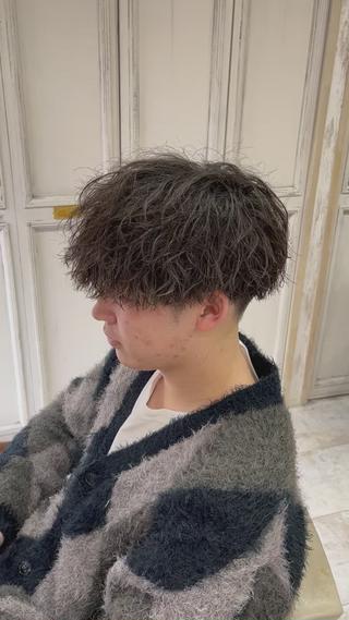 メンズ 【店長】メンズ職人 短髪　ハイトーン🔥のヘアスタイル