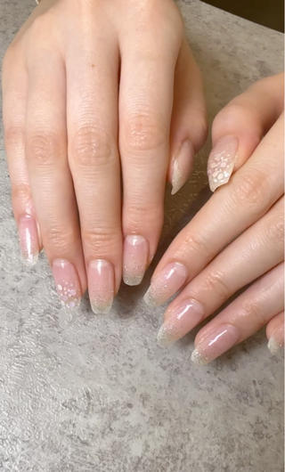 指先にキラッと涼やかな印象
両手違いのオーロラホロがオシャかわです︎


︎定額Sコース
em1016、aurora horo 