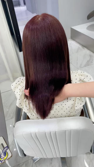 ミディアム 菜々🫧新宿 透明感ケアブリーチのヘアスタイル