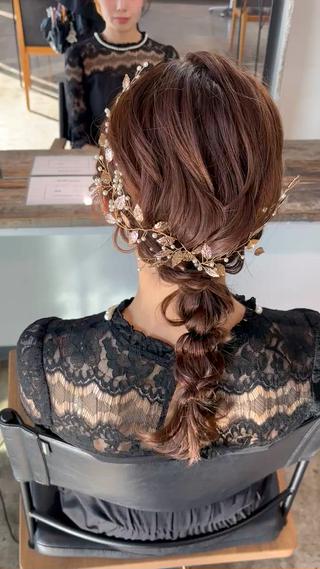 ヘアアレンジ 💫miyu💫デザ インカラー/アレンジのヘアスタイル