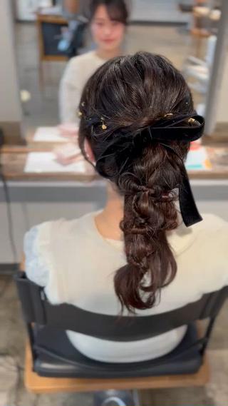 ヘアアレンジ 💫miyu💫デザ インカラー/アレンジのヘアスタイル