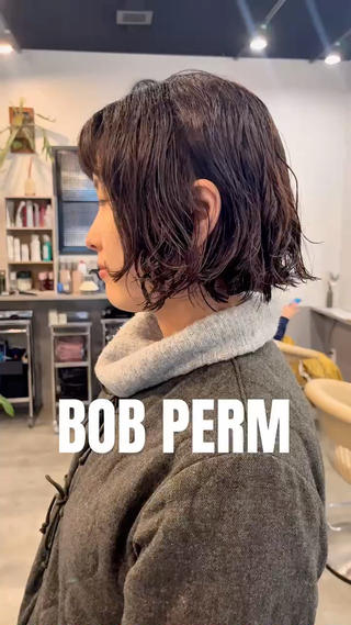 ミディアム パーマ dogstar小林諒 レイヤー/パーマのヘアスタイル