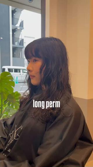 ロング パーマ dogstar小林諒 レイヤー/パーマのヘアスタイル