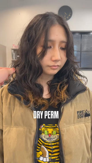 セミロング パーマ dogstar小林諒 レイヤー/パーマのヘアスタイル