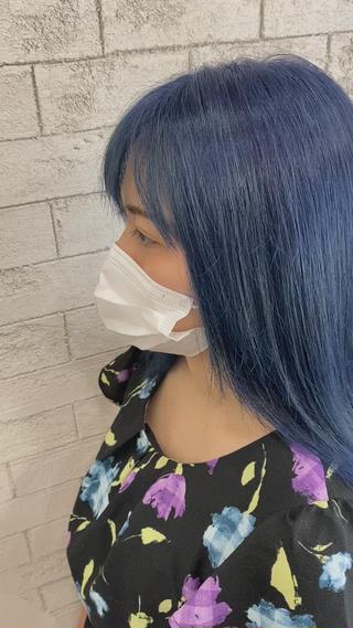 ロング カラー ホワイト/店長/カラ ー講師/錦糸町/岩崎のヘアスタイル