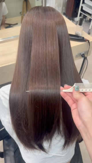 ロング カラー ハイトーン/艶カラー /ケアブリーチ/香音のヘアスタイル