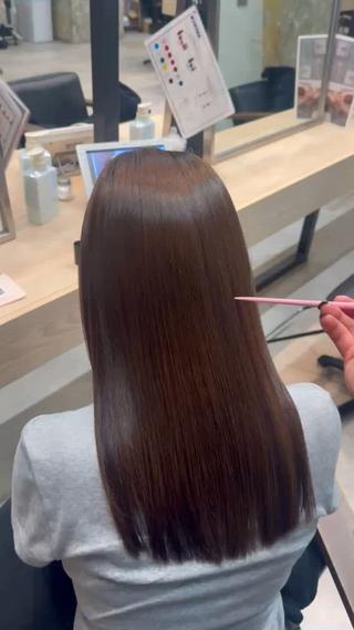 ロング ハイトーン/艶カラー /ケアブリーチ/香音のヘアスタイル