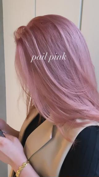 ミディアム カラー 韓国風/顔周りカット /髪質改善RYOTAのヘアスタイル