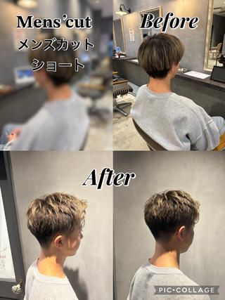 #スパイキーショート
#ブリーチ部分を活かしたショートスタイル

似合わせカット、パーマお任せ下さい 