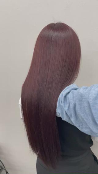 カラー＋髪質改善メニュー

レッドチェリー 