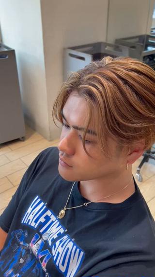 カラー パーマ メンズ ETOWA shinjuku所属・小顔似合わせ提案/ レイヤー/川澄かずまのヘアスタイル